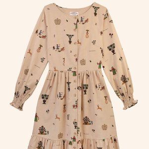 Meadows Medieval MYRCIA DRESS TREASURE PRINT